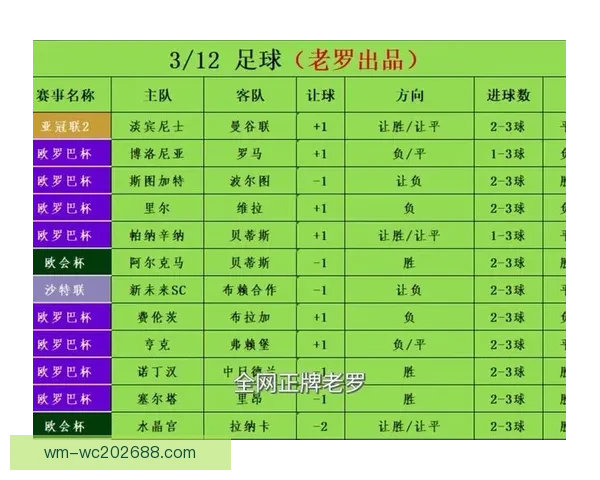世界杯竞猜赛事推荐全解析 热门比赛分析与投注技巧分享